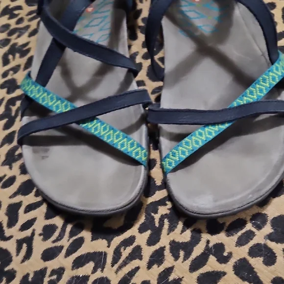 Merrell Blue and Green Performance Sandals Women's Size 11 - Picture 8 of 8